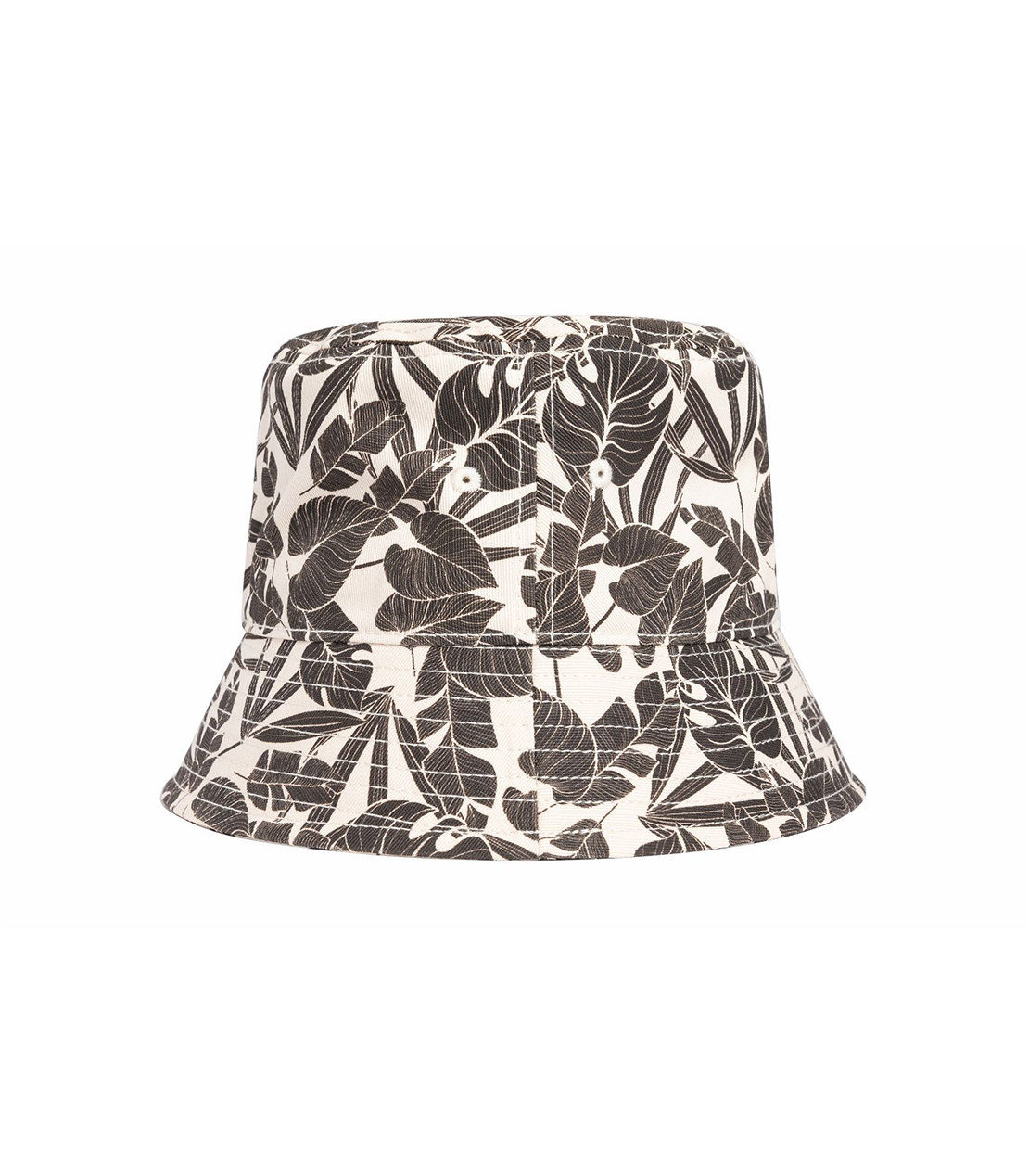 ボタニカルプリント ハワイアンバケットハット 詳細画像 ホワイトブラック 2